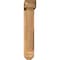 Ekena Millwork Traditional Arts and Crafts Smooth Bracket w/ Offset Brace, Western Red Cedar, 5 1/2"W x 26"D x 30"H BKT0604X26X30TRA03SWR - alternate 2